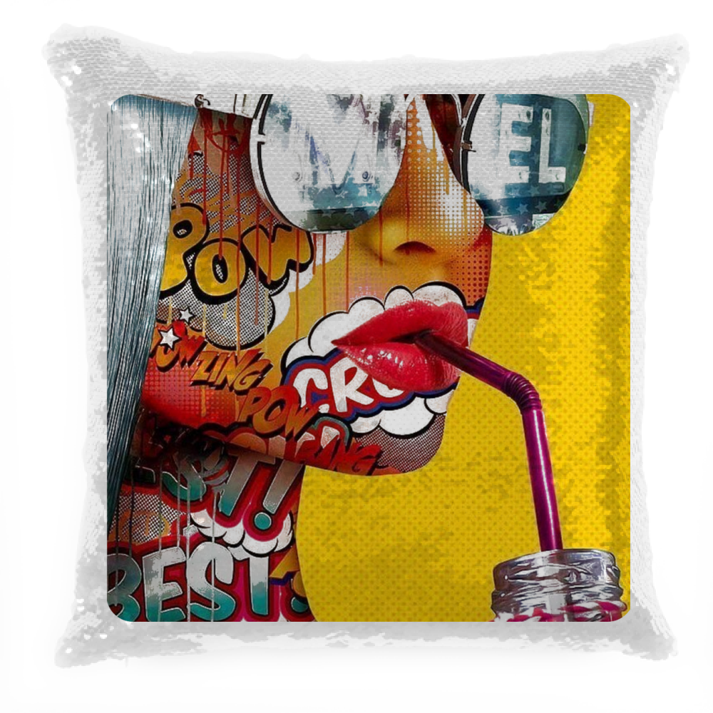 Cuscino Pailettes Cuscino pop Hoplix