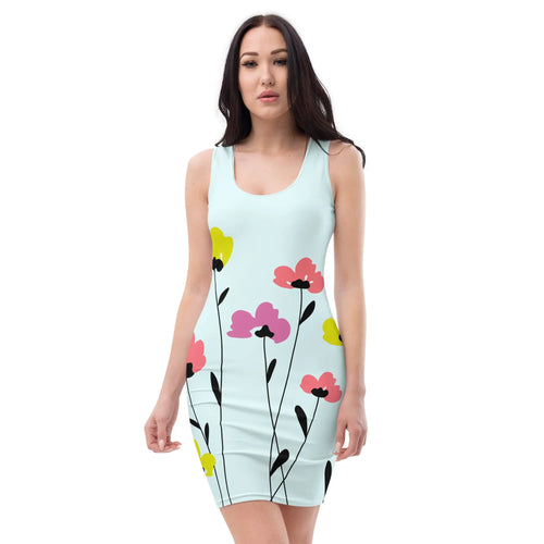 Dress abito donna Flowers - trisarte