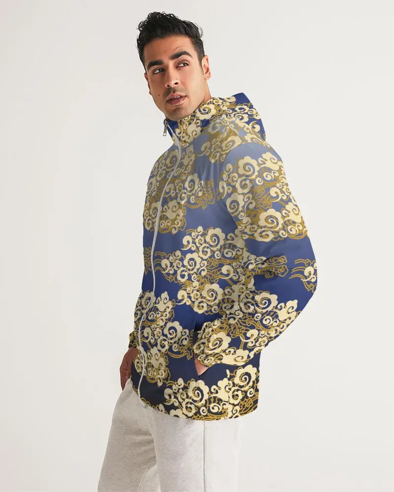Fortune Clouds Men's Windbreaker - trisarte