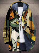 Carica l&#39;immagine nel visualizzatore di Gallery, Men&#39;s Digital Printed Stand Collar Jacket trisarte
