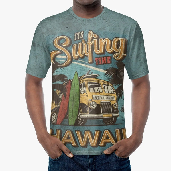 Men T-shirt Surf vintage