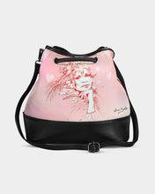 Cargar imagen en el visor de la galería, art Mini Drawstring Bucket Bag trisarte
