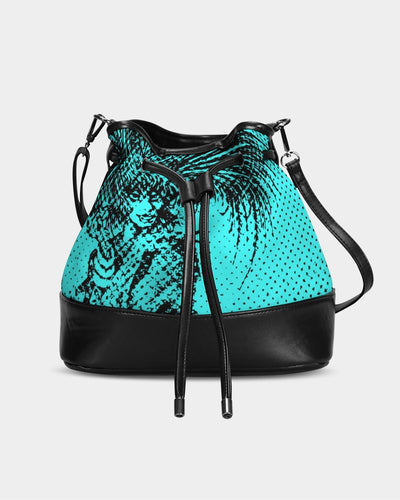 art Mini Drawstring Bucket Bag trisarte