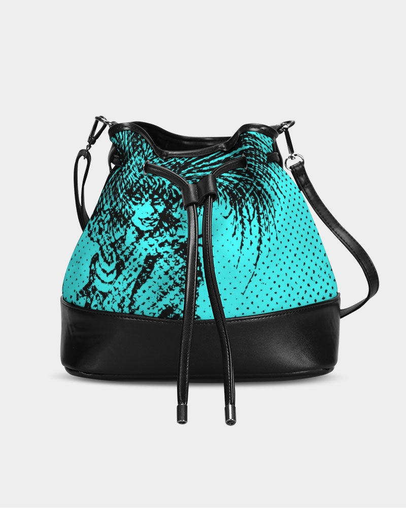 art Mini Drawstring Bucket Bag trisarte