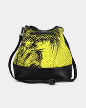 Carica l&#39;immagine nel visualizzatore di Gallery, art Mini Drawstring Bucket Bag trisarte

