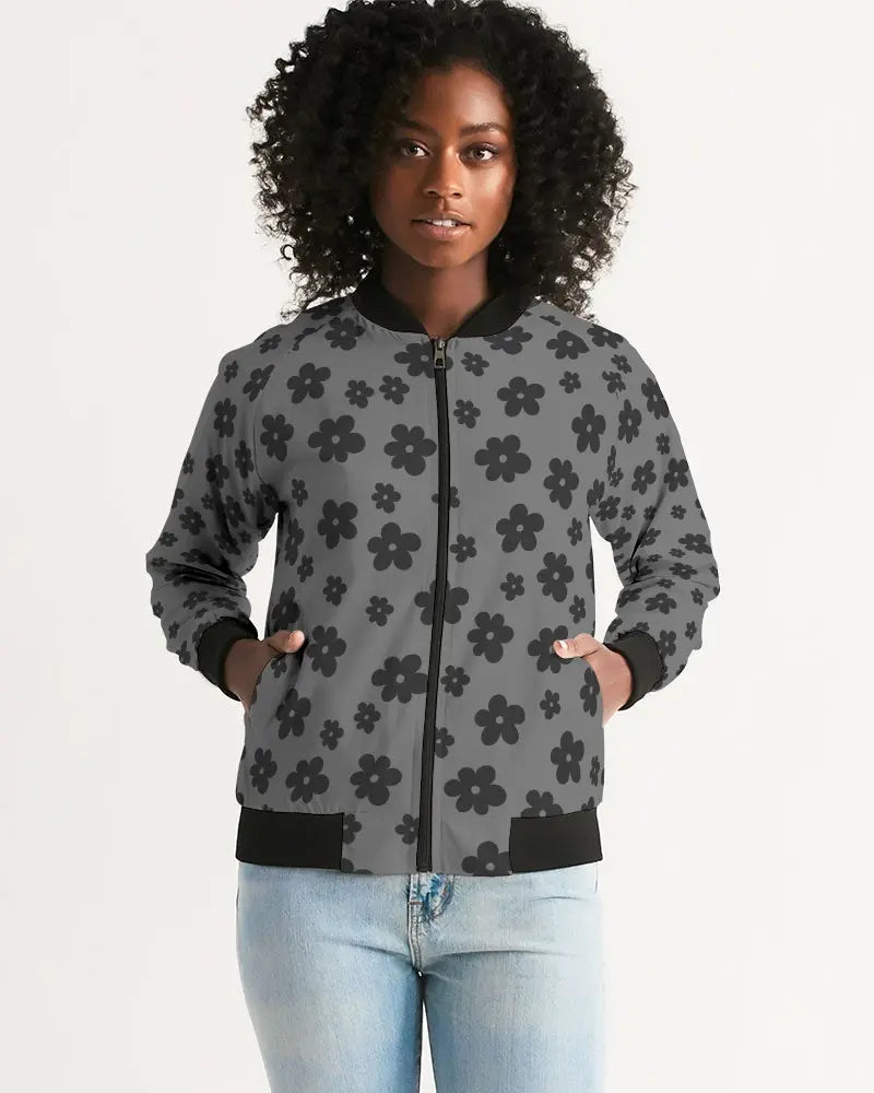 Pattern Women's Bomber Jacket - trisarte