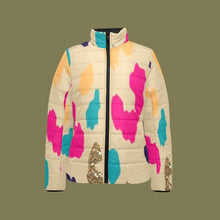 Carica l&#39;immagine nel visualizzatore di Gallery, Women&#39;s stand collar padded jacket(H41) Inkedjoy
