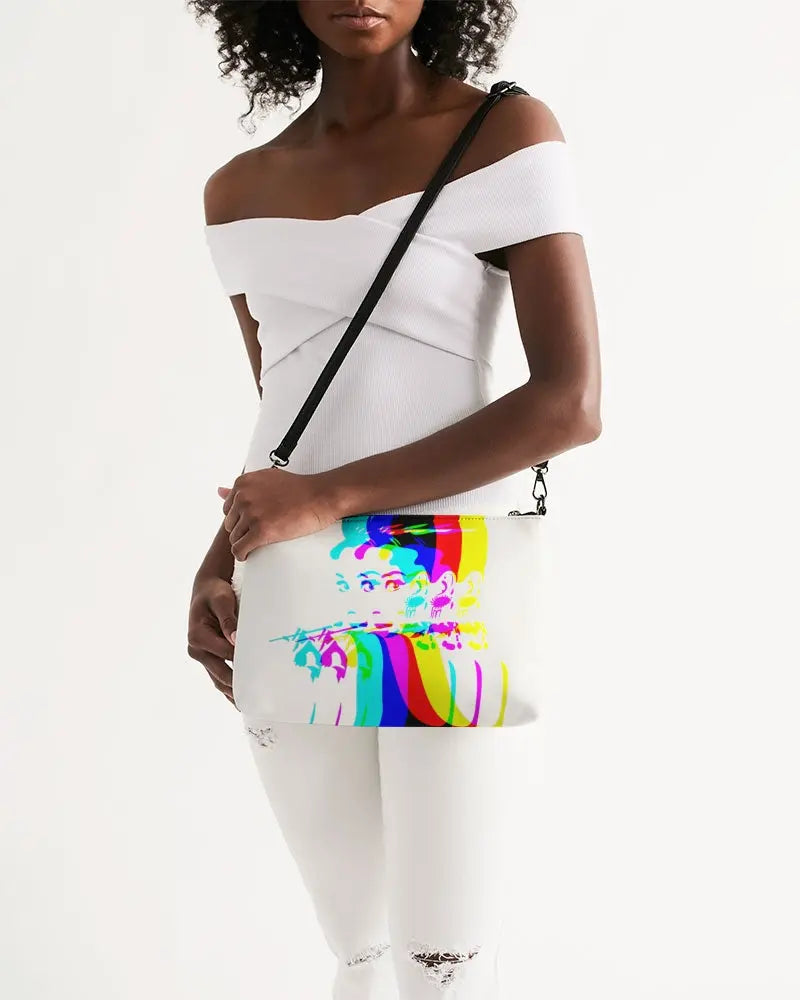 Pouch bag Audrey Hepburn borsa artistica - trisarte