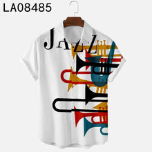 Carica l&#39;immagine nel visualizzatore di Gallery, Shirt camicia jazz uomo music - trisarte
