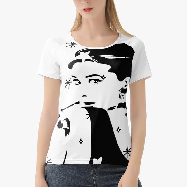 Women T-shirt Audrey Hepburn