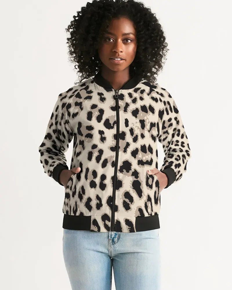 Women's bomber leopard - trisarte