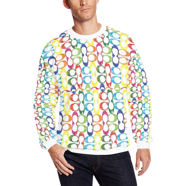 Men's All Over Print Sweatshirt (Model H18) Inkedjoy