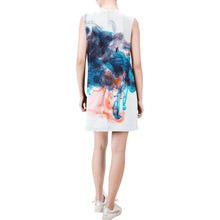 Carica l&#39;immagine nel visualizzatore di Gallery, Sleeveless Round Neck Shift Dress (Model D51) Inkedjoy
