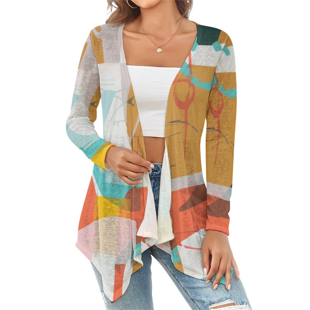 Women's knitted cardigan Inkedjoy