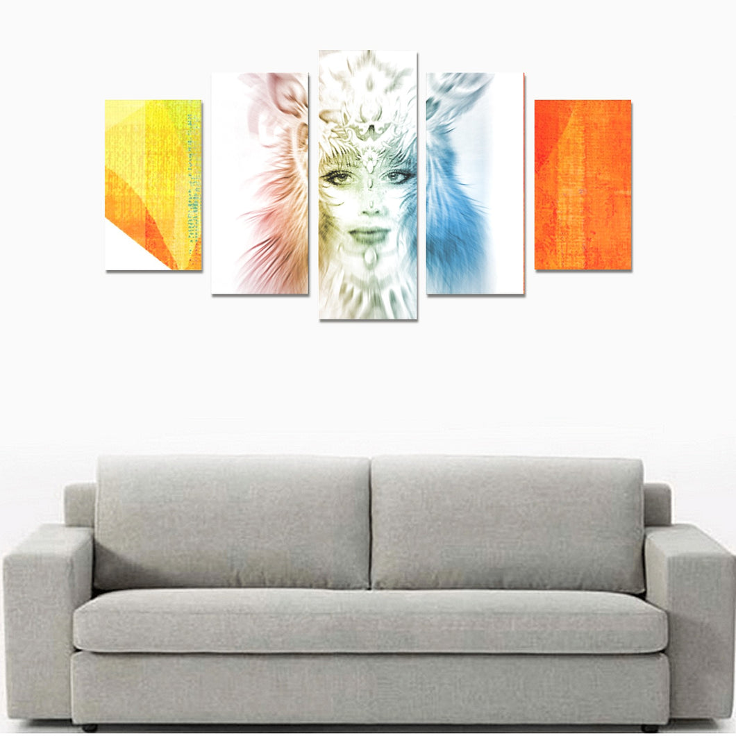 Canvas Wall Art Prints (No Frame) 5-Pieces/Set A Inkedjoy